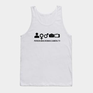 Person Woman Man Camera TV Tank Top